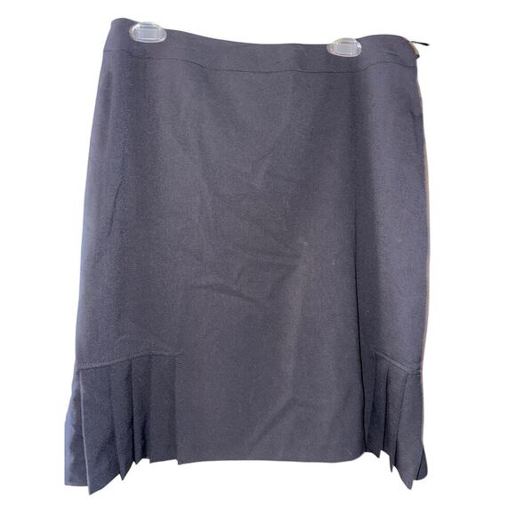 TAHARI -NEW- black skirt size 12 - Picture 1 of 4